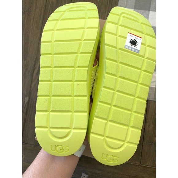 UGG EMILY MESH WOMEN’S SLIDES SANDALS 1119491 POLLEN YELLOW/ AUTHENTIC - Picture 12 of 12